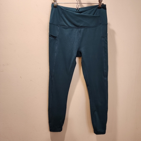 GAIAM Women's Green Ankle length Leggins size S - Picture 5 of 9